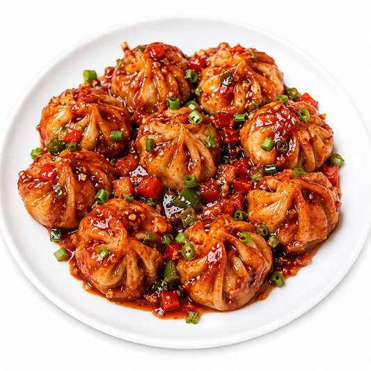 Honey Chilli Momos (5 Pcs)